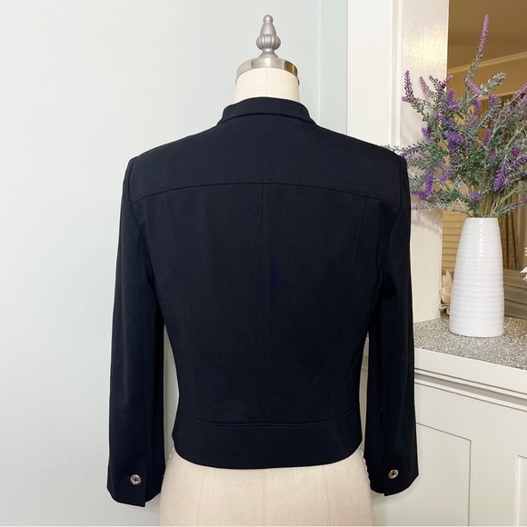 White House Black Market Ponte Blazer Jacket Size 0 XS - Picture 7 of 12